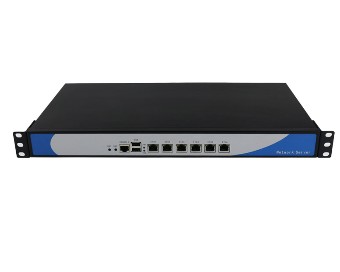 Network cloud Sever computer intel core i3 i5 i7 LGA1150 dual core 6 lan 2 sfp ports 1u rack mount server  